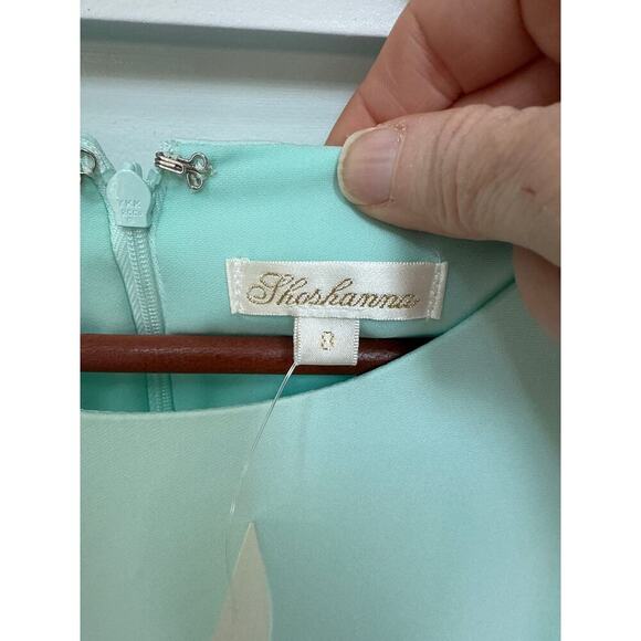 NWT Shoshanna Lovisa Mint Flutter Sleeve A-Line Dress, 8 - Picture 10 of 10